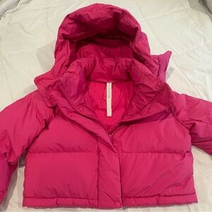 lululemon pink wunderpuff jacket